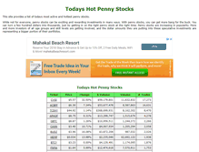 Tablet Screenshot of pennystockflow.com